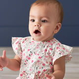 Baby Girls Floral Romper-Gerber Childrenswear Wholesale