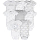 8-Pack Baby Neutral Sheep Short Sleeve Onesies® Bodysuits-Gerber Childrenswear Wholesale