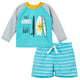 2-Piece Boys Waves Swim Set-Gerber Childrenswear Wholesale