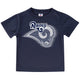 Los Angeles Rams Toddler Boys Short Sleeve Tee Shirt-Gerber Childrenswear Wholesale