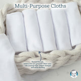 10-Pack Baby Girls Ballerina Washcloths-Gerber Childrenswear Wholesale
