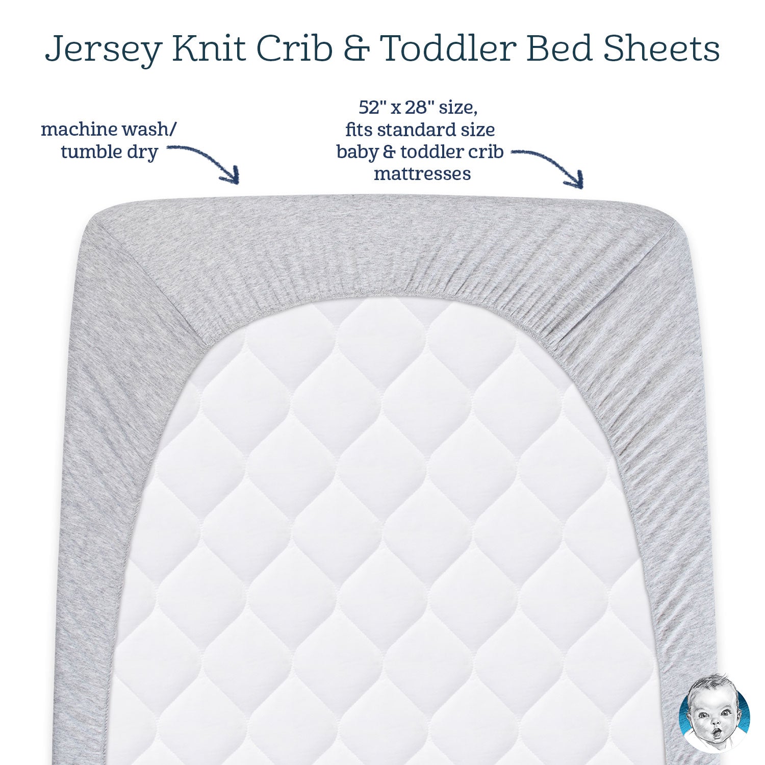 Baby Boys Space Fitted Crib Sheet-Gerber Childrenswear Wholesale
