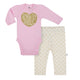 Just Born® 2-Piece Baby Girls Bunny Organic Bodysuit and Pants Set-Gerber Childrenswear Wholesale