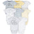 8-Pack Baby Neutral Sheep Short Sleeve Onesies® Bodysuits-Gerber Childrenswear Wholesale