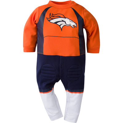 NFL Baby Boys Broncos Footless Footysuit-Gerber Childrenswear Wholesale