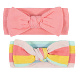 2-Pack Baby Girls Rainbow Headbands-Gerber Childrenswear Wholesale