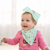 4-Pack Baby Girls Fox Bandana Bibs-Gerber Childrenswear Wholesale