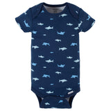 4-Pack Baby Boys Shark Zone Short Sleeve Onesies® Bodysuits-Gerber Childrenswear Wholesale