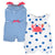 2-Pack Baby and Toddler Girls Crab Rompers-Gerber Childrenswear Wholesale