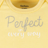 3-Piece Baby Girls Purrfectly Wild Short Sleeve Onesies® Bodysuits & Pants Set-Gerber Childrenswear Wholesale