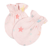 3-Pack Baby Girls Rainbow No Scratch Mittens-Gerber Childrenswear Wholesale