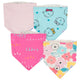 4-Pack Baby Girls Bear Bandana Bibs-Gerber Childrenswear Wholesale