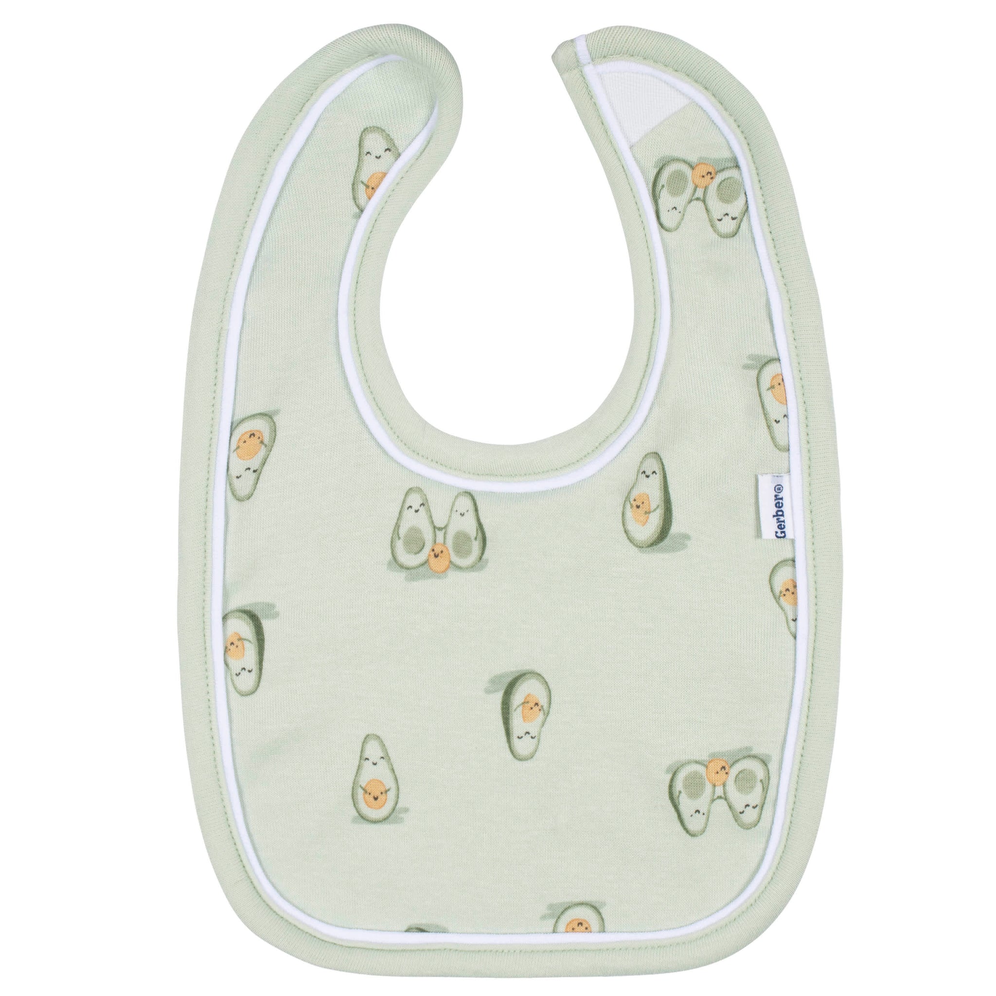 3-Piece Baby Neutral Avo-Cuddle Bibs & Burpcloth Set-Gerber Childrenswear Wholesale