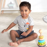 2-Piece Baby & Toddler Boys Blast Off Pocket Tee & Knit Shorts Set-Gerber Childrenswear Wholesale