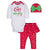 3-Piece Baby Girls Cute Holiday Bodysuit, Pant, & Cap Set-Gerber Childrenswear Wholesale