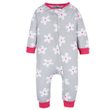 3-Pack Baby & Toddler Girls Dots & Kitties Snug Fit Footless Pajamas-Gerber Childrenswear Wholesale