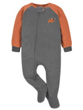 4-Pack Baby & Toddler Boys Buffalo & Bears Fleece Pajamas-Gerber Childrenswear Wholesale