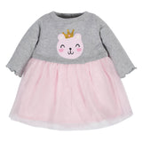 Baby Girls Princess Bear Tulle Dress-Gerber Childrenswear Wholesale