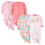 4-Pack Baby Girls Princess Sleep 'N Plays-Gerber Childrenswear Wholesale