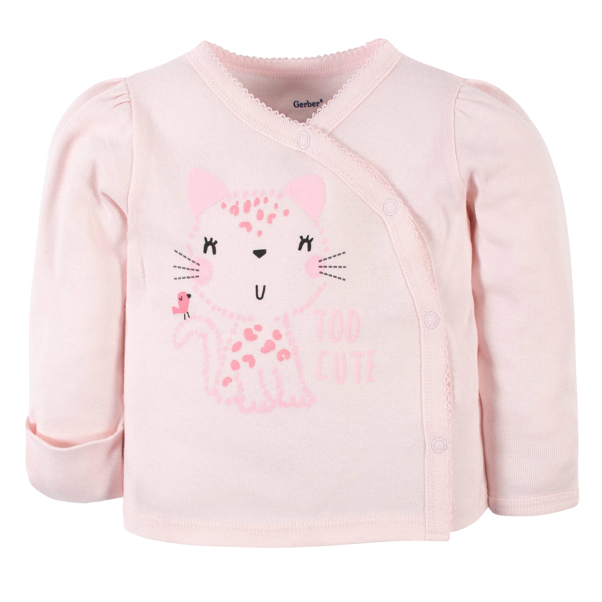 3-Piece Baby Girls Leopard Take-Me-Home Set-Gerber Childrenswear Wholesale