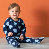 3-Piece Baby Boys Lion Long Sleeve Shirt, Footed Pant, & Cap Set-Gerber Childrenswear Wholesale