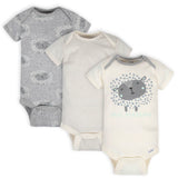 Multi-Gender Organic Short Sleeve Onesies® Brand Bodysuit Sets-Gerber Childrenswear Wholesale