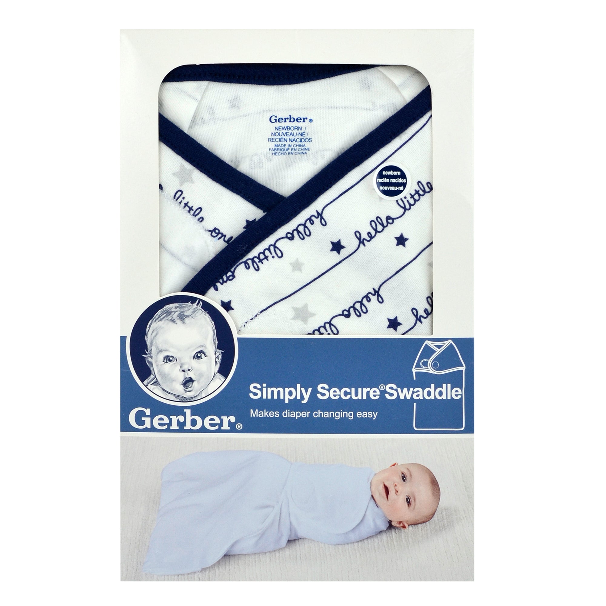 Gerber Boys' Snuggle Wrap Swaddle Blanket-Gerber Childrenswear Wholesale