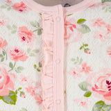 2-Piece Baby Girls Roses Coverall & Headband Set-Gerber Childrenswear Wholesale