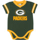 Green Bay Packers Bodysuit-Gerber Childrenswear Wholesale