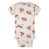 5-Pack Baby Boys Fox Short Sleeve Onesies Bodysuits-Gerber Childrenswear Wholesale