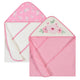 2-Pack Baby Girls Floral Hooded Towels-Gerber Childrenswear Wholesale