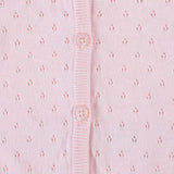 Baby & Toddler Girls Pink Pointelle Cardigan-Gerber Childrenswear Wholesale