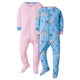 2-Pack Baby Girls Fairytale Snug Fit Footed Pajamas-Gerber Childrenswear Wholesale