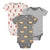 3-Pack Baby Neutral Taco Short Sleeve Onesies® Bodysuits-Gerber Childrenswear Wholesale
