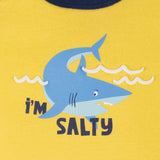 4-Pack Baby Boys Shark Zone Short Sleeve Onesies® Bodysuits-Gerber Childrenswear Wholesale