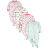 4-Pack Baby Girls Love Sleep 'N Plays-Gerber Childrenswear Wholesale