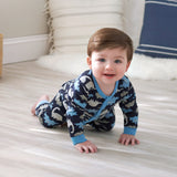 2-Piece Baby Boys Dinosaurs Coverall & Hat Set-Gerber Childrenswear Wholesale