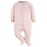 Baby Girls Kitty Sleep 'N Play-Gerber Childrenswear Wholesale