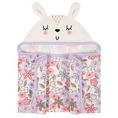 Girls Bunny Bath Wrap-Gerber Childrenswear Wholesale