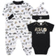 3-Piece Baby Boys Saints Bodysuit, Sleep 'N Play, and Cap Set-Gerber Childrenswear Wholesale