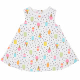 3-Piece Baby Girls Frozen Treats Dress, Diaper Cover, and Hat Set-Gerber Childrenswear Wholesale