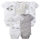 5-Pack Baby Neutral Lamb Short Sleeve Onesies® Bodysuits-Gerber Childrenswear Wholesale