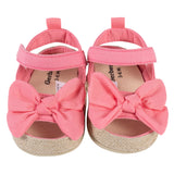 Baby Coral Pink Eyelet Espadrille Sandal-Gerber Childrenswear Wholesale