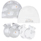 4-Pack Baby Neutral Lamb Caps and Mittens Set-Gerber Childrenswear Wholesale
