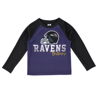 Toddler Boys Baltimore Ravens Long Sleeve Tee Shirt-Gerber Childrenswear Wholesale