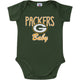 Green Bay Packers Toddler Boys Short Sleeve Bodysuit-Gerber Childrenswear Wholesale