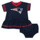 2-Piece New England Patriots Dress and Diaper Cover Set-Gerber Childrenswear Wholesale