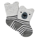 6-Pack Baby Boys Bear Wiggle Proof® Socks-Gerber Childrenswear Wholesale