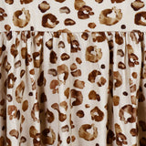 Infant & Toddler Girls Spotted Leopard Buttery Soft Viscose Made from Eucalyptus Twirl Dress-Gerber Childrenswear Wholesale