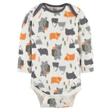 3-Pack Baby Boys Bears Long Sleeve Onesies® Bodysuits-Gerber Childrenswear Wholesale